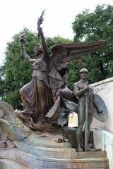Littlefield Fountain at The University of Texas at Austin featuring sculptures by Pompeo Coppini
