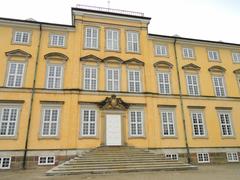 Frederiksberg Slot castle with classical architecture under clear sky in Frederiksberg, Copenhagen