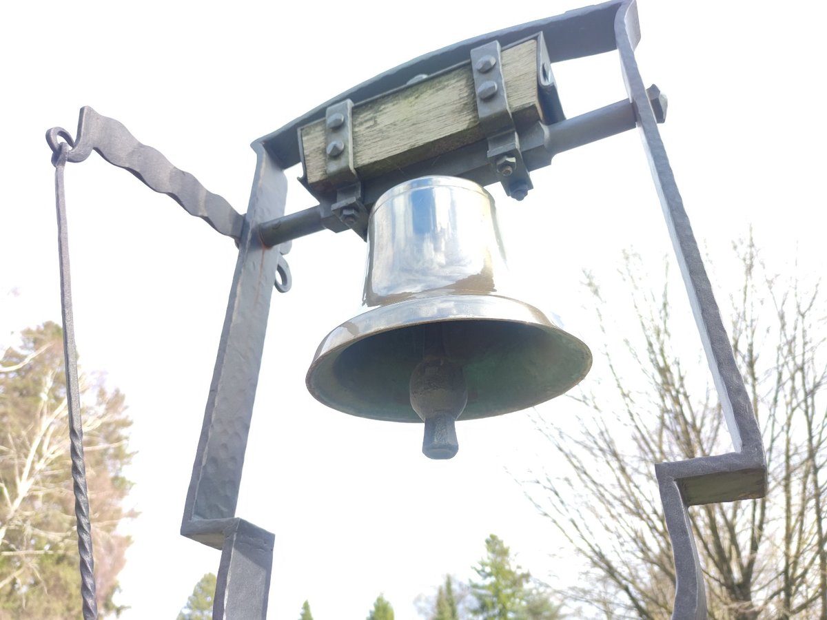 Bell at Friedhof Fluntern cemetery in Zurich
