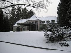 Chapel in Fluntern Cemetery Zurich Switzerland