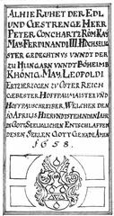 Drawing of the lost epitaph of Peter Concorz in the Schottenkirche Vienna