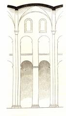 Architectural drawing of rib vault from Mainz Cathedral