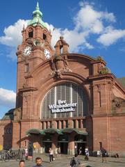 Wiesbaden Hauptbahnhof main train station exterior view