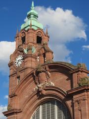 Wiesbaden Hauptbahnhof train station exterior in Germany