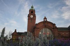 Train station building in Wiesbaden