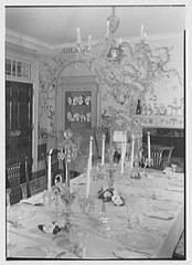 Historic photograph of Mr. and Mrs. Edgar B. Stern at their residence at 11 Garden Ln., New Orleans, Louisiana