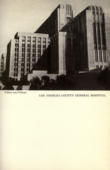1941 FWP American Guide Series map of Los Angeles, California