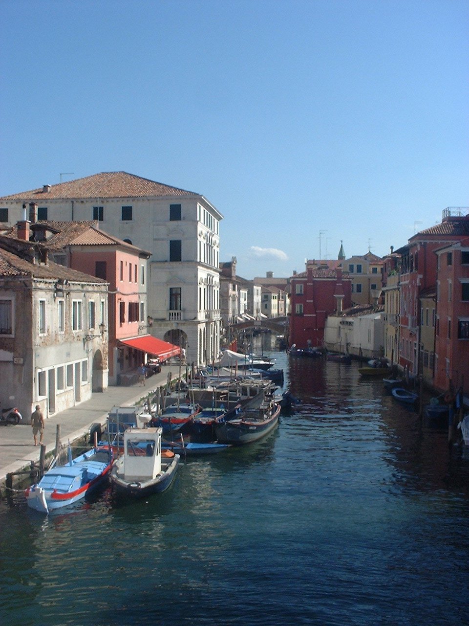 View of Canal Vena with Palazzo Grassi (Museo Olivi) in Chioggia