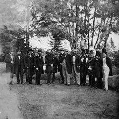 Honorable John A. Macdonald, George-Étienne Cartier, and Lieutenant-Colonel John G. Irvine 1860