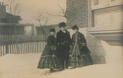 The late Sir G.E. Cartier with his daughters