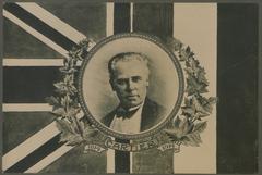 Cartier memorial flag with intricate designs and historical significance