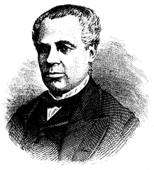 Book illustration of Sir George-Étienne Cartier from 1873 biography