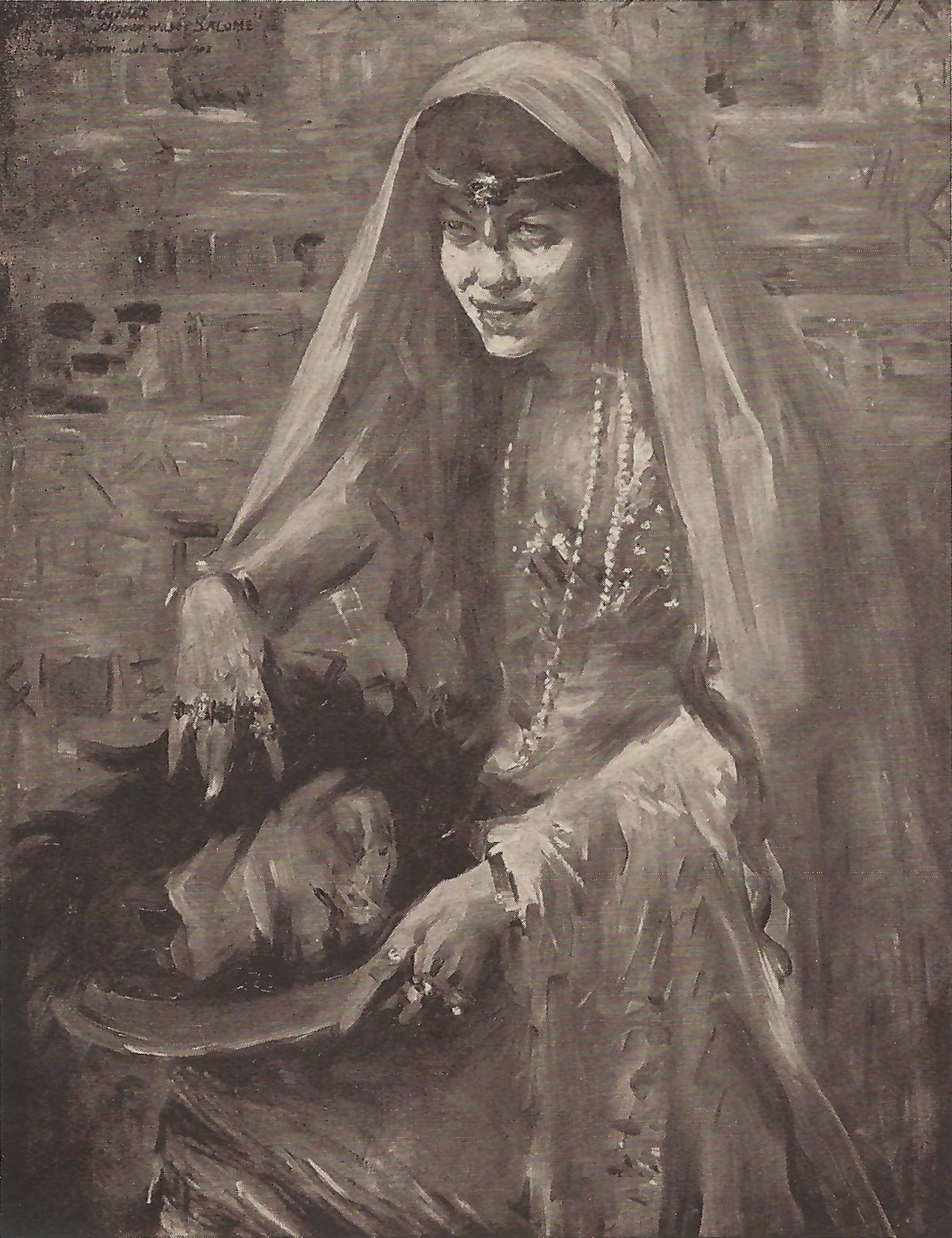 Portrait of Gertrud Eysoldt as Salome by Lovis Corinth