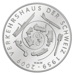 Obverse side of Swiss Commemorative Coin 2009 A CHF 20