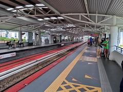 AG13 Maluri LRT Platform in Kuala Lumpur Malaysia