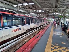 AG13 Maluri LRT Platform in Kuala Lumpur, Malaysia