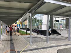 Covered walkway at Maluri MRT Station connecting to Sunway Velocity Shopping Complex