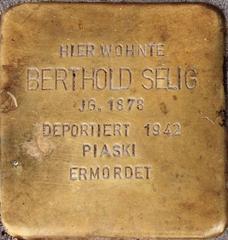 Stolperstein Dedicated To Berthold Selig