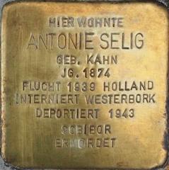 Stolperstein Dedicated To Antonie Selig