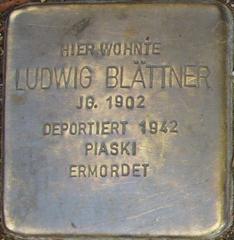 Stolperstein Dedicated To Ludwig Blättner