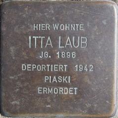Stolperstein Dedicated To Itta Laub