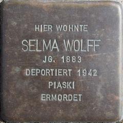 Stolperstein Dedicated To Selma Wolff