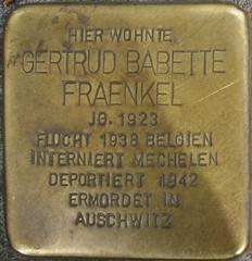 Stolperstein Dedicated To Gertrude Babette Fraenkel
