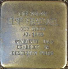 Stolperstein Dedicated To Else Fraenkel