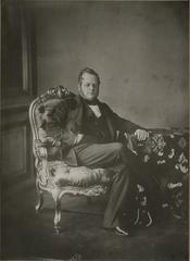 Portrait of the Count of Cavour in 1856 by Léopold-Ernest Mayer and Pierre-Louis Pierson