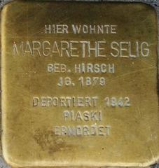 Stolperstein Dedicated To Margarethe Selig