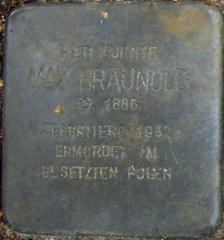 Stolperstein Dedicated To Max Braunold