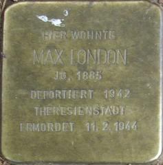 Stolperstein Dedicated To Max London