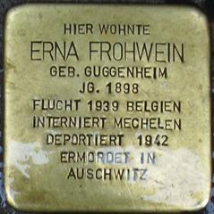Stolperstein Dedicated To Erna Frohwein