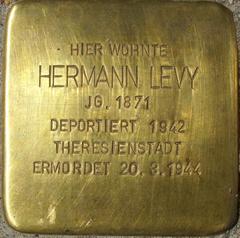 Stolperstein Dedicated To Hermann Levy