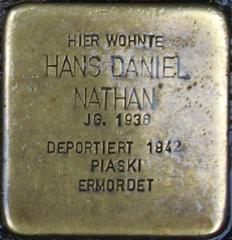 Stolperstein Dedicated To Hans Daniel Nathan