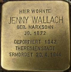 Stolperstein Dedicated To Jenny Wallach