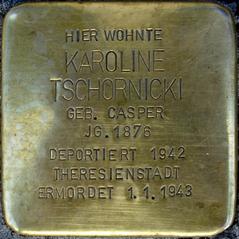 Stolperstein Dedicated To Karoline Tschornicki