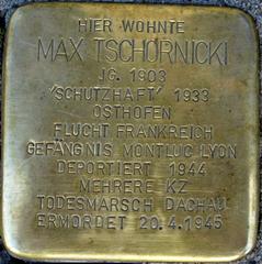Stolperstein Dedicated To Max Tschornicki