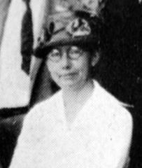 Portrait of Anna Estelle Glancy, first female astronomer hired at the Argentine National Observatory between 1913 and 1918, specialized in studying comets and asteroids