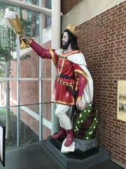 King Gambrinus bronze sculpture from 1879 located at Maryland Historical Society in Baltimore