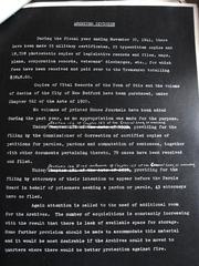 Detail of 1941 Annual Report of Secretary of the Commonwealth of Massachusetts showing Archives Division