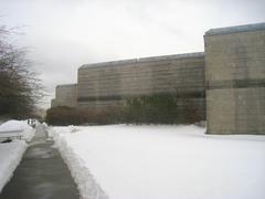 Exterior view of Massachusetts Archives building in Boston