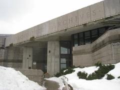 Exterior view of the Massachusetts Archives building in Boston