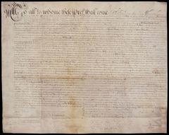 Boston quitclaim deed dated 19 March 1684 historical document