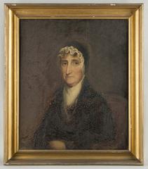 Portrait of Lucretia Greene Callahan, oil on wood panel painted circa 1806