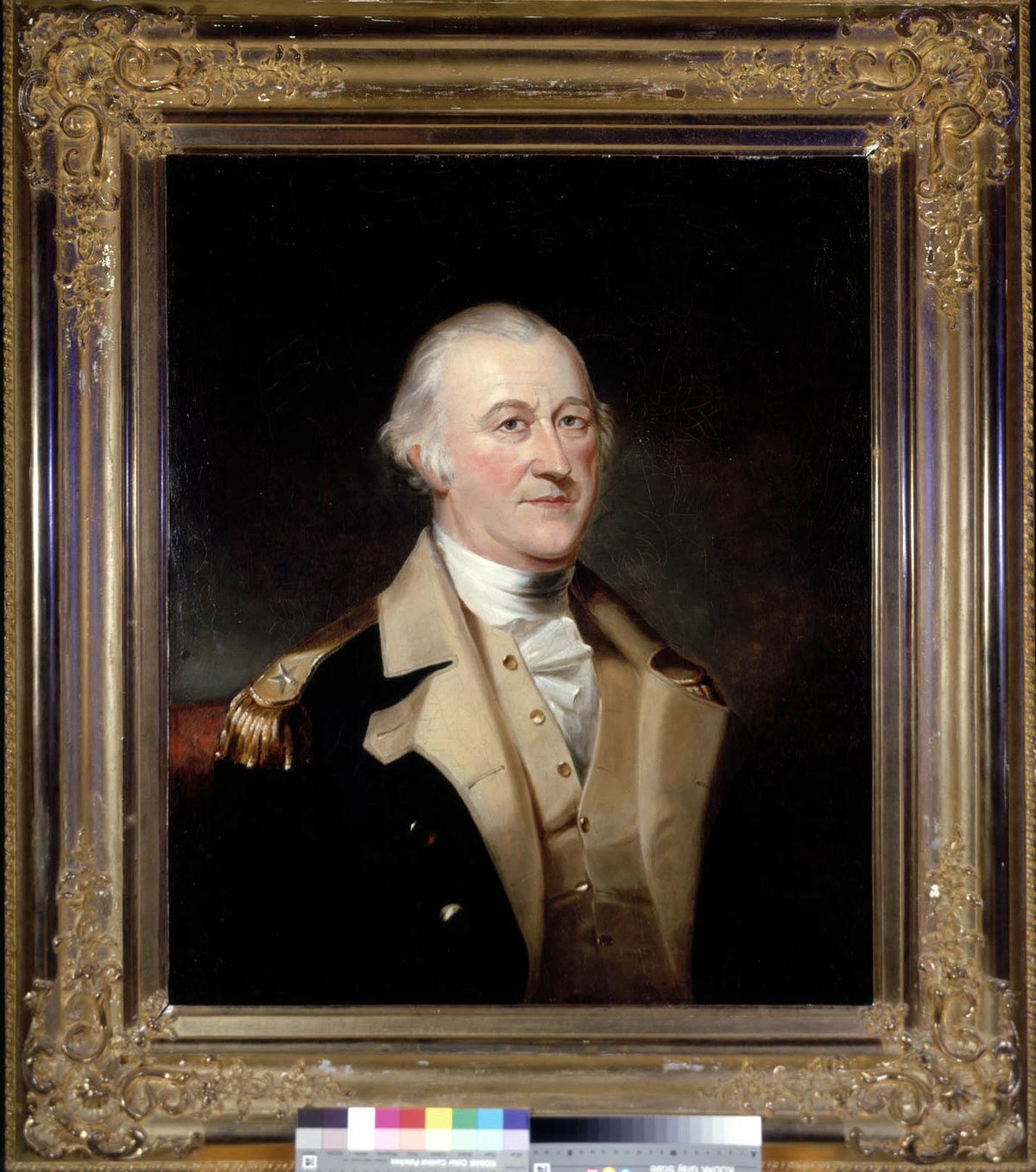 Portrait of Major General Artemas Ward in 19th-century military attire