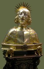 Reliquary of St. Victor of Solothurn made by Hans Jacob Bayr in 1644