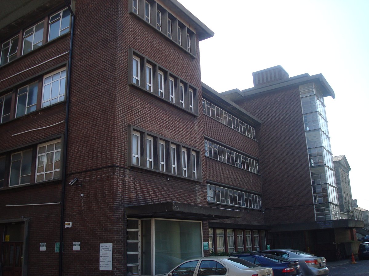 Meath Hospital building in Dublin Ireland exterior view