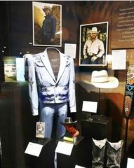 Stage wear designed by Jerry Lee Atwood for country singer Charley Crockett, displayed at the Country Music Hall of Fame and Museum in 2023