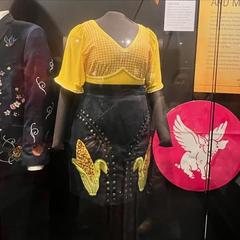 corn skirt designed by Barrie Kaufman for country singer Hailey Whitters at Country Music Hall of Fame and Museum